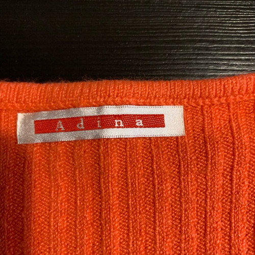 Adina jacket set with t-shirt size S/M like new, orange