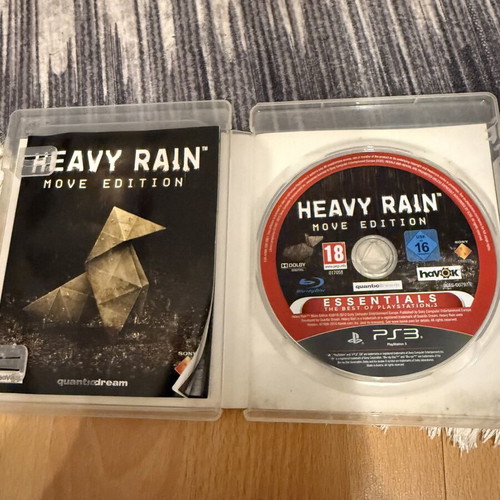 Heavy Rain PS3 game used, German cover