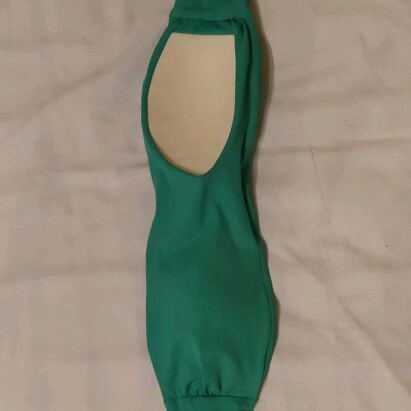 Swimwear top used, green, size S