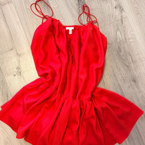 H&M red dress small, like new, oversized fit