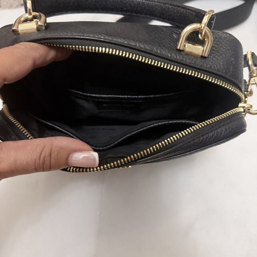 Michael Kors Mott Mini Crossbody bag, black leather