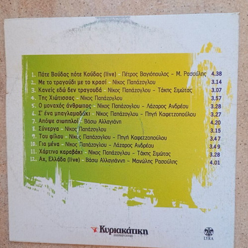 Nikos Papazoglou CD no.2 used