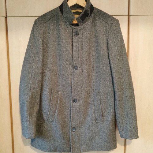 Men's winter coat like new, dark gray, size M