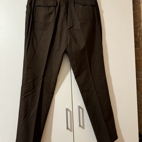 Pants straight fit like new, brown, size XL