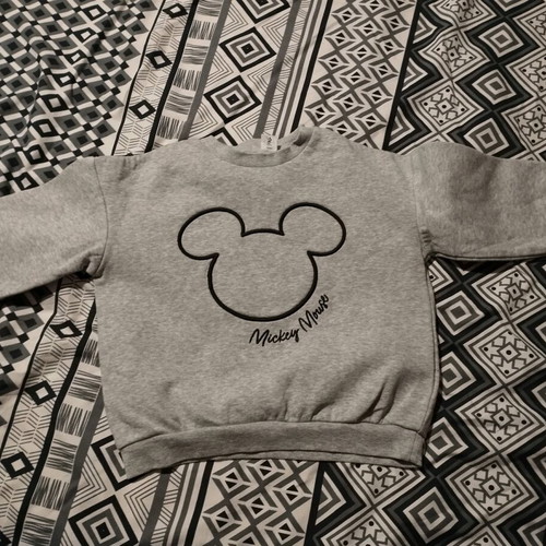 Mickey Mouse kids sweatshirt H&M grey like new, 4 years, 104 cm