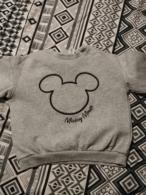 Mickey Mouse kids sweatshirt H&M grey like new, 4 years, 104 cm