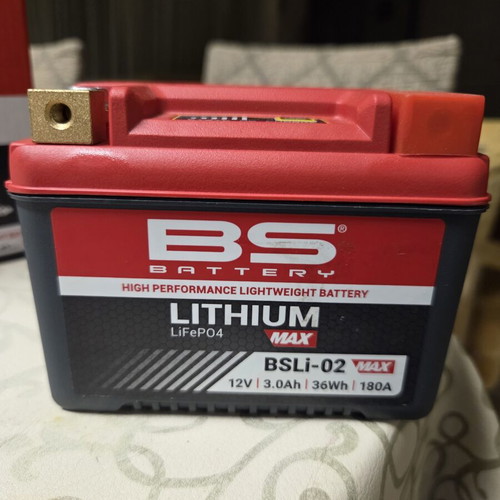 BS Lithium Battery BSli-02 Max new in box