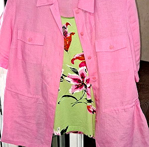 ΣΕΤ παντελόνι ΣΑΚΑΚΙ ΡΟΖ μπλούζα τοπ GERRY WEBER Γερμανίας.