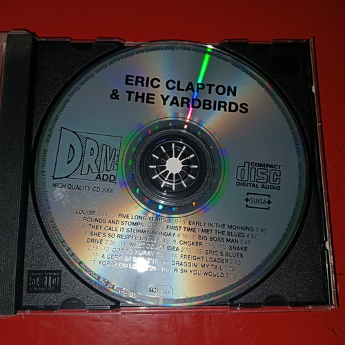 Eric Clapton & The Yardbirds CD like new, rock