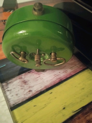Jaz wind-up table clock-alarm used