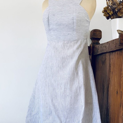 Ioanna Kourbela striped summer dress small, new