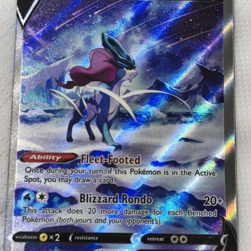 Suicune V Pokemon card from Crown Zenith collection