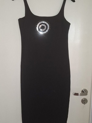 Midi black dress medium used, regular fit