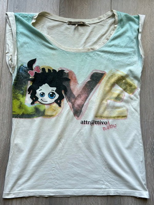 Attrattivo women's top like new, colorful, size S