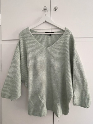 Vero Moda mint green oversized sweater used, size L