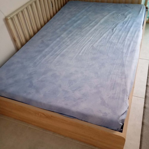 Handmade bed and IKEA mattress, 1.20×2.00 m