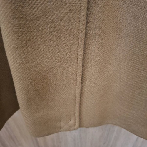 Zara brown wool and cashmere coat XL