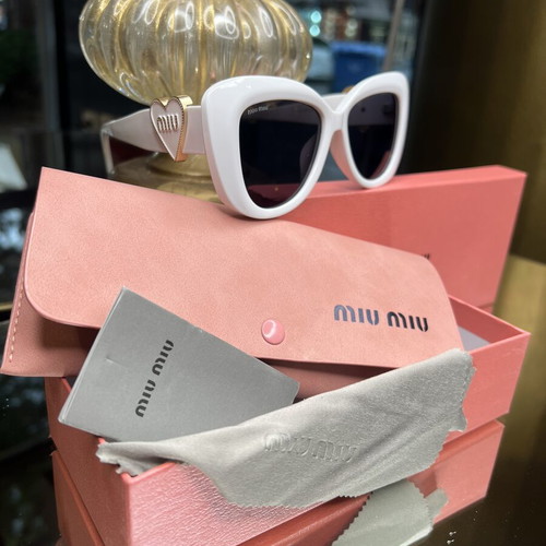 Miu Miu Women's Sunglasses New White