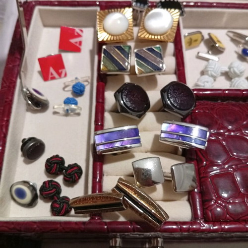 Cufflinks new, collectible gold plated 24k and 14k