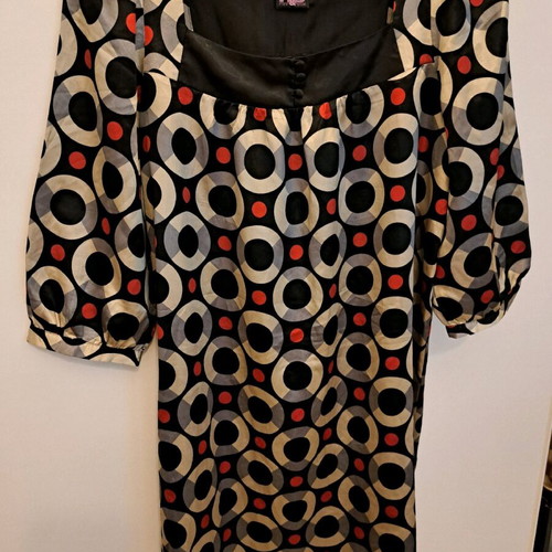 Vintage dress used, special satin