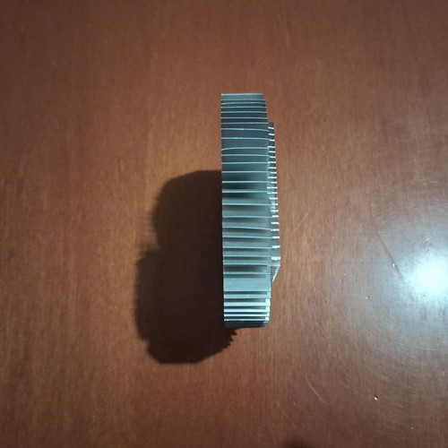 CPU cooler used, aluminum and copper without fan