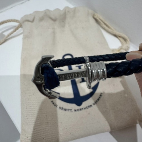 Paul Hewitt women's bracelet 16-17 cm like new, navy blue