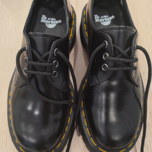 Dr. Martens Quad Platform shoes, size 38, black