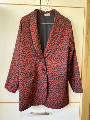 Soulmade blazer like new, one size, red