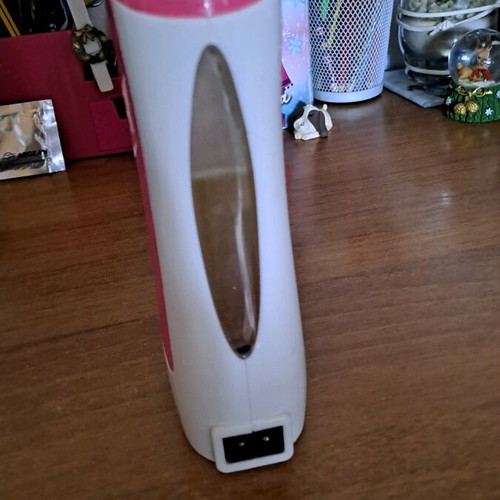 Hair removal wax heater used without charger