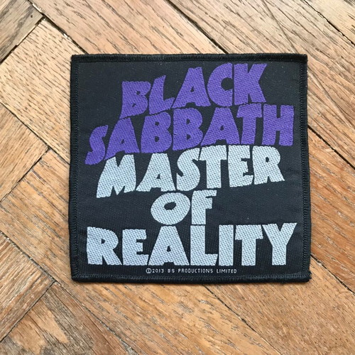 Black Sabbath Master of Reality patch like new, embroidered