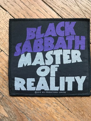 Black Sabbath Master of Reality patch like new, embroidered