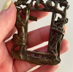 Art Nouveau small frame used, bronze