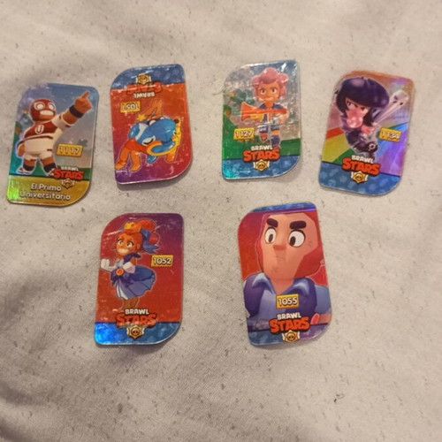 Brawl Stars caps like new, pack of 6