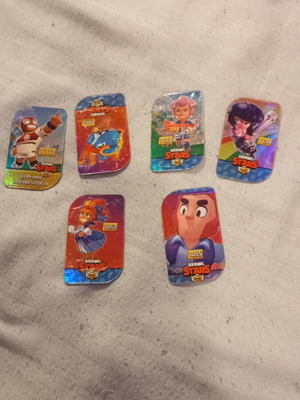 Brawl Stars caps like new, pack of 6