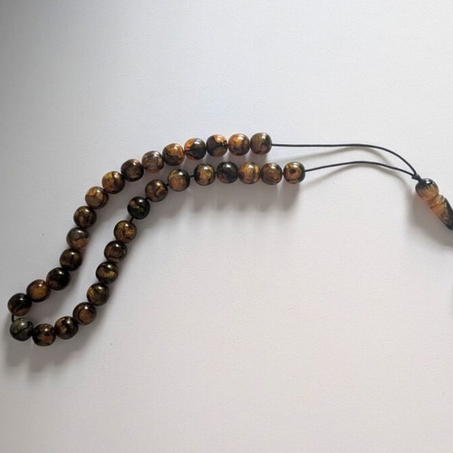 Tiger's Eye Worry Beads 39 cm like new