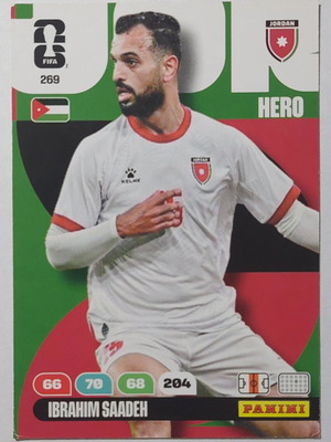 Adrenalyn FIFA World Cup 2026 Card Ibrahim Saadeh Jordan new