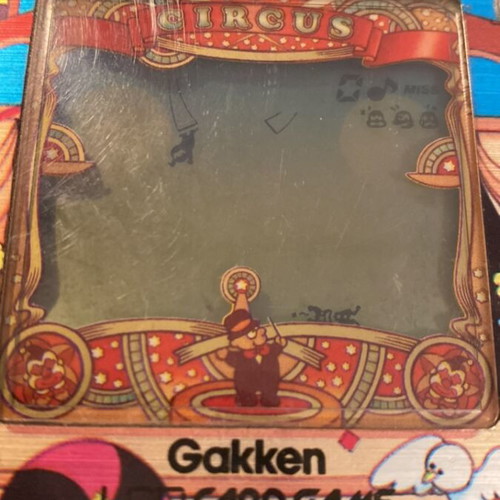 Gakken 1983 Circus Handheld LCD Game vintage used