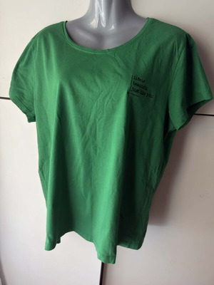 Blind Date cotton blouse like new, size L, green