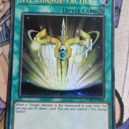 Xyz Change Tactics Continuous Spell card like new