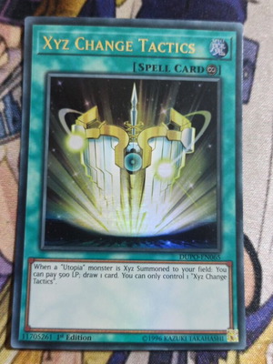 Xyz Change Tactics Continuous Spell card like new