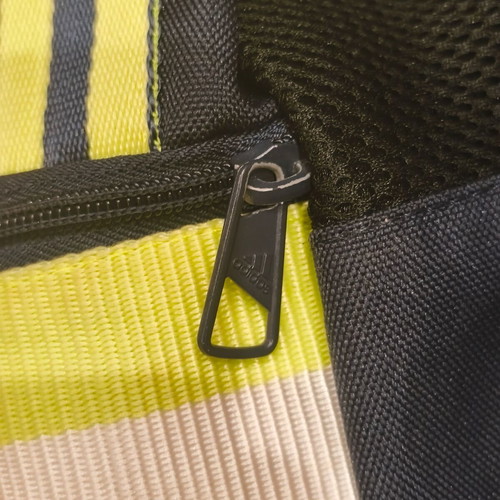 Adidas Sweden SvFF Football Boot Bag used, navy blue and yellow