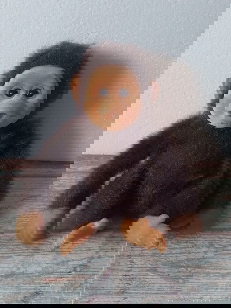 Vintage Λουτρινο λατεξ μαιμου 80's Hosung Monkey Squeak  Thumb Sucking