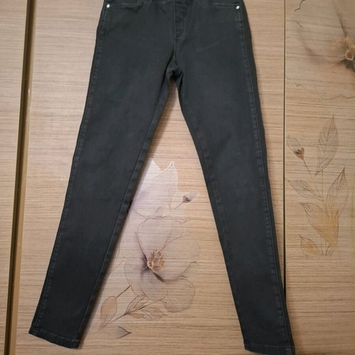 OVS Jeggings Black Elastic Waist Pants Like New
