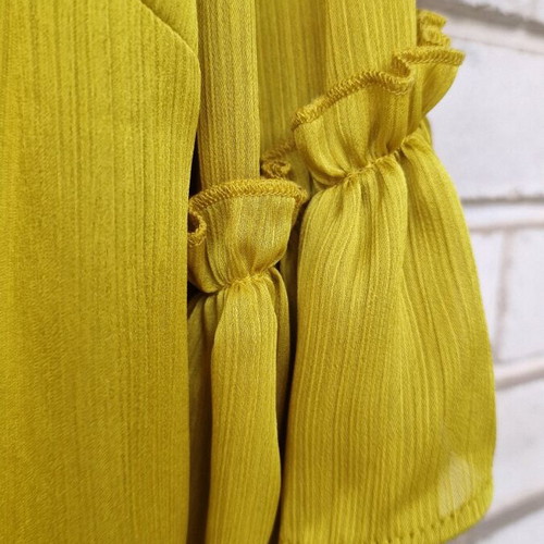 Primark blouse mustard color like new, size S