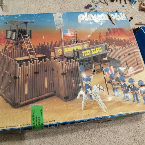 Playmobil Fort Bravo with extras used