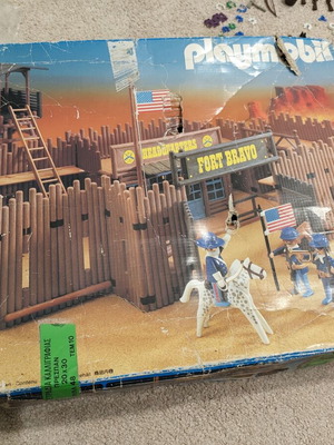 Playmobil Fort Bravo with extras used