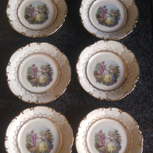 Hutschenreuther Selb LHS Bavaria Germany porcelain cake set like new