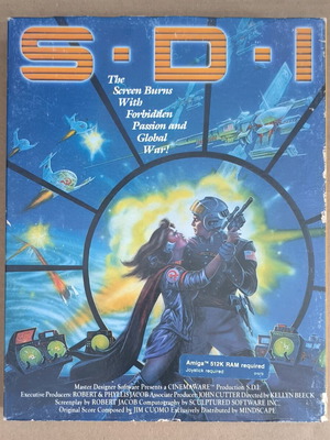 S.D.I. (Cinemaware) Amiga like new, complete in box