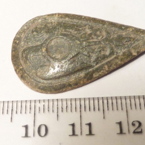 German bronze breast badge WWI used