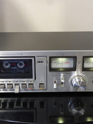 Sony TC-K2A vintage στερεοφωνικό κασετόφωνο με αναλογικά VU μέτρα